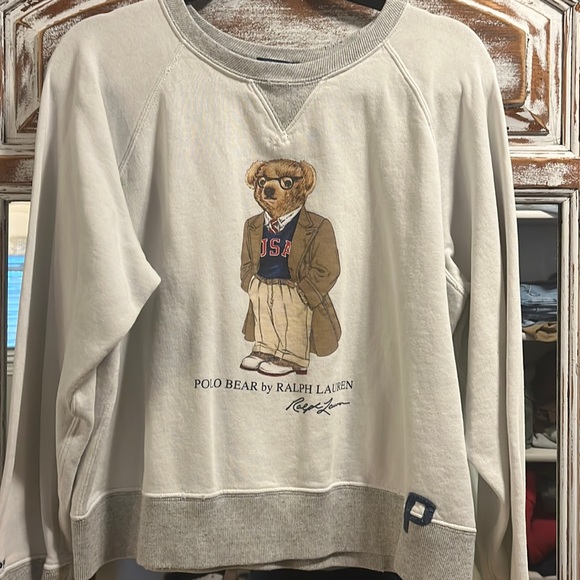 Polo Ralph Lauren Tops - Polo by Ralph Lauren Polo Bear Pullover Sweatshirt